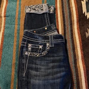 Miss me signature cuffed skinny size 27
